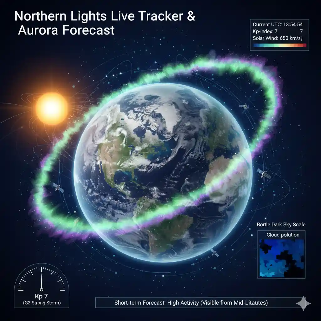 Northern Lights Live Tracker & Aurora Forecast