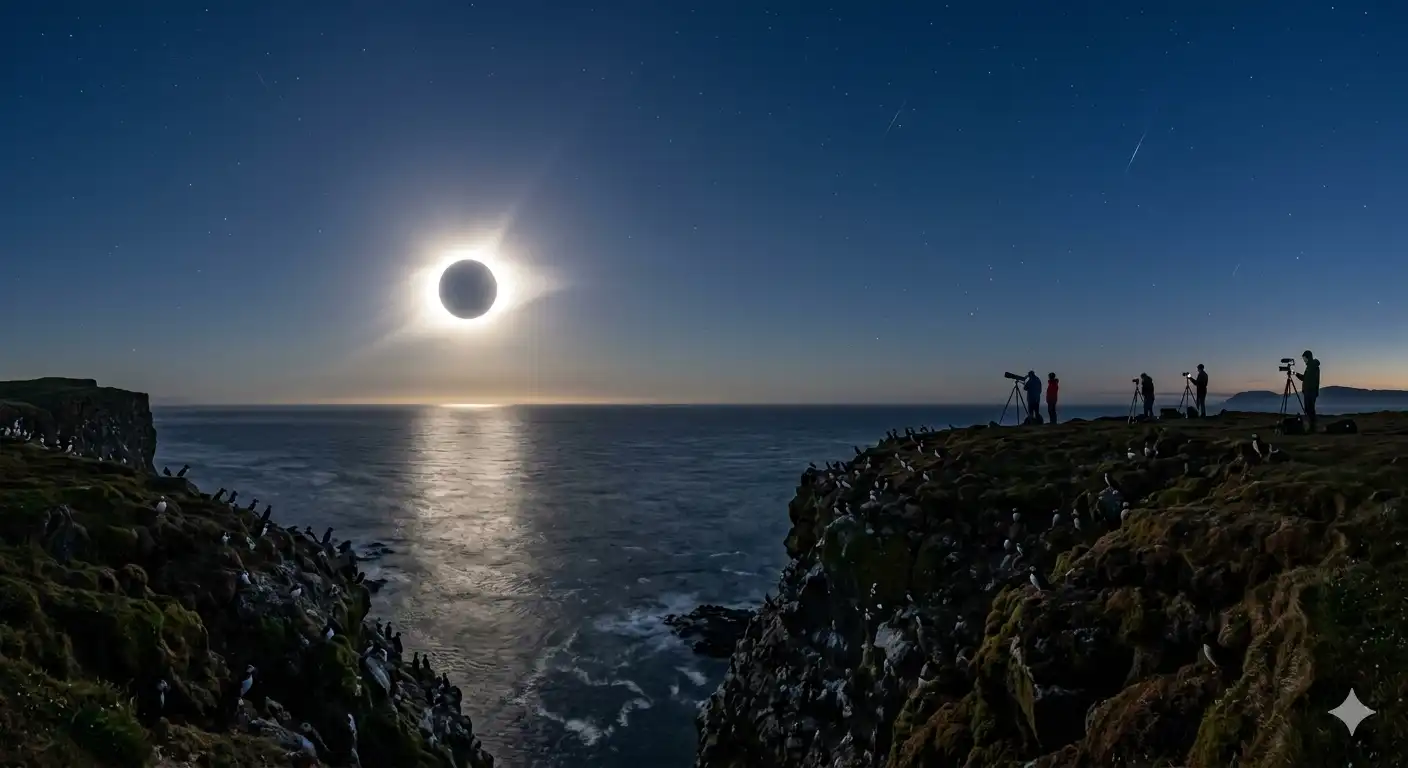 Total Solar Eclipse 2026 in Iceland: The Edge of the Arctic