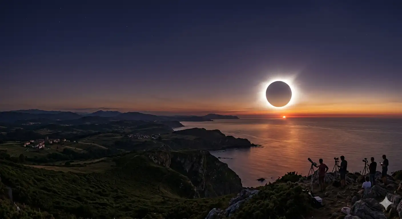 Total Solar Eclipse 2026 in Spain: The Golden Sunset Totality