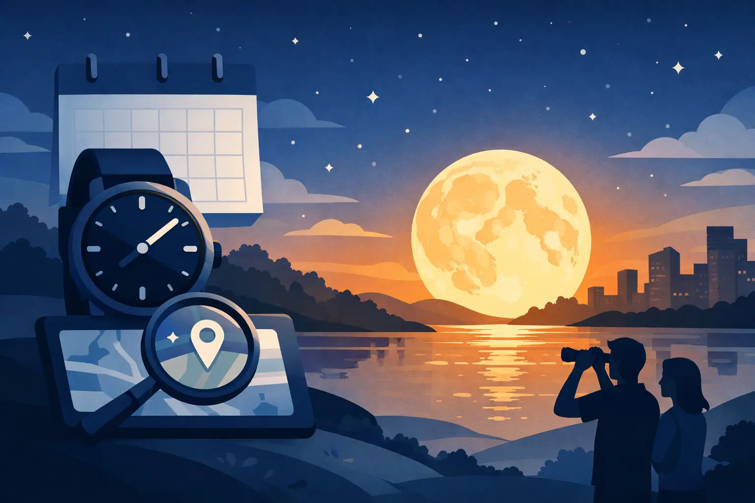What Time Is Moonrise Tonight Near You?