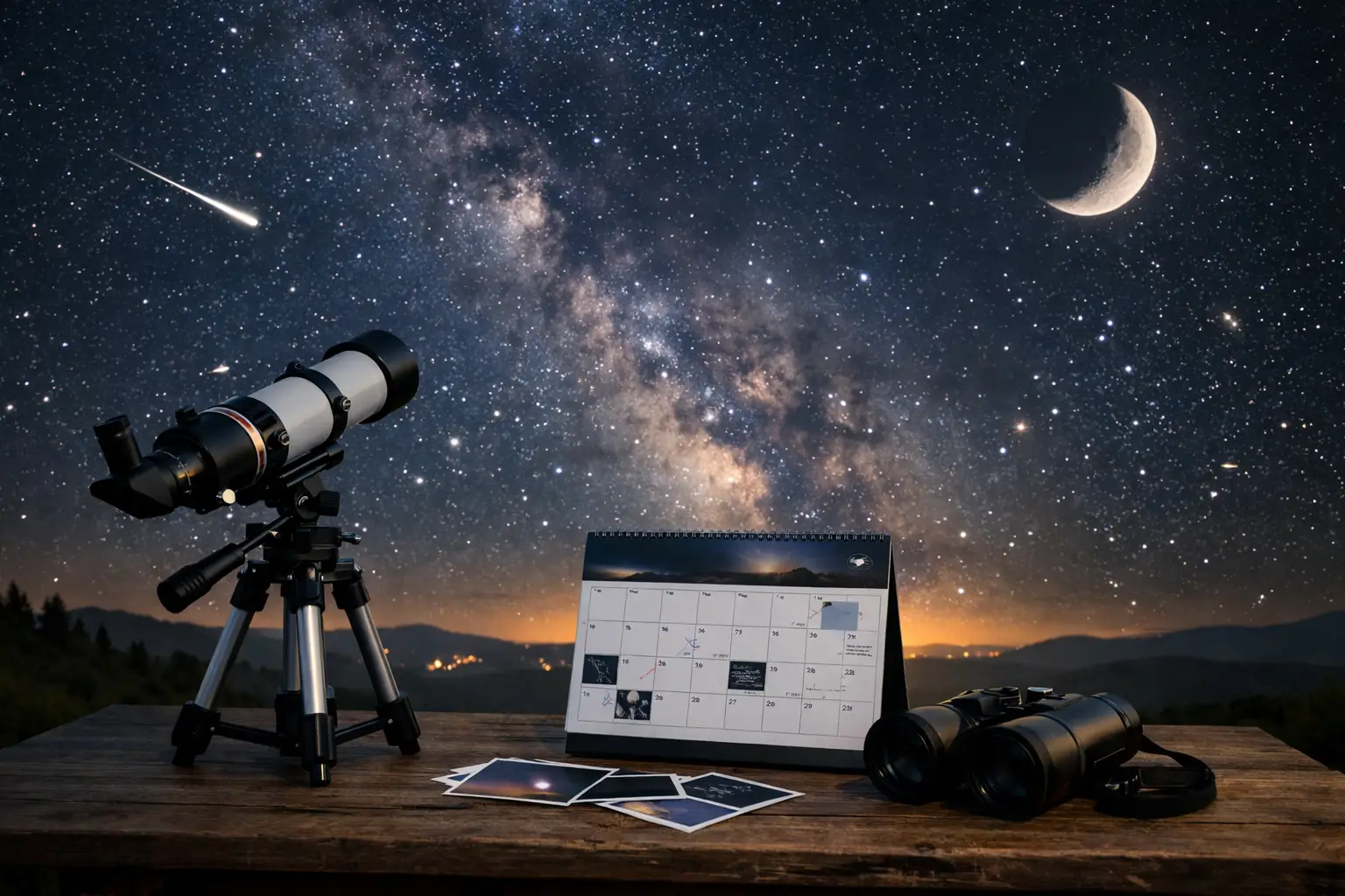 Night Sky Calendar for Better Viewing Nights