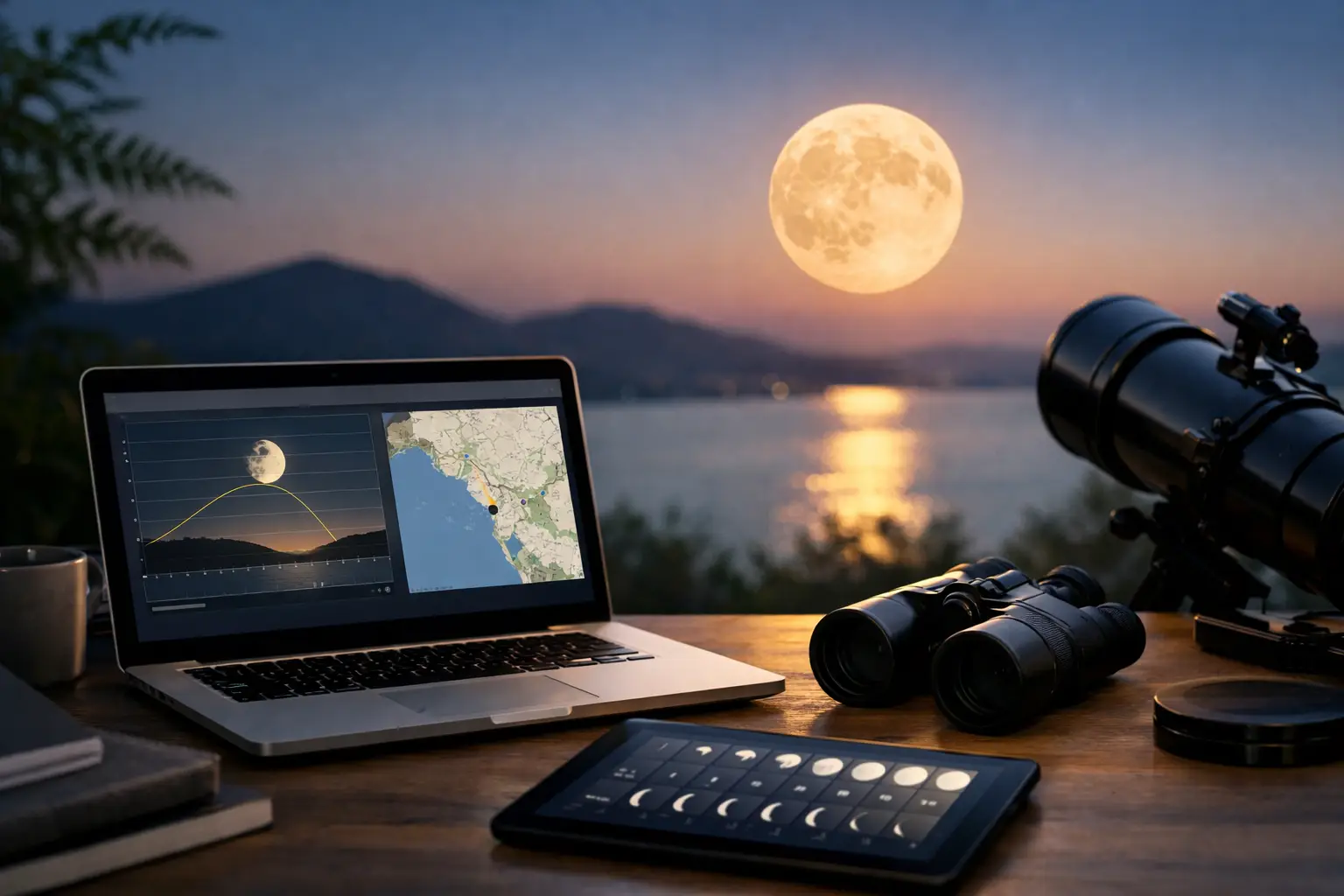 Moonrise Calculator for Tonight's Best Viewing