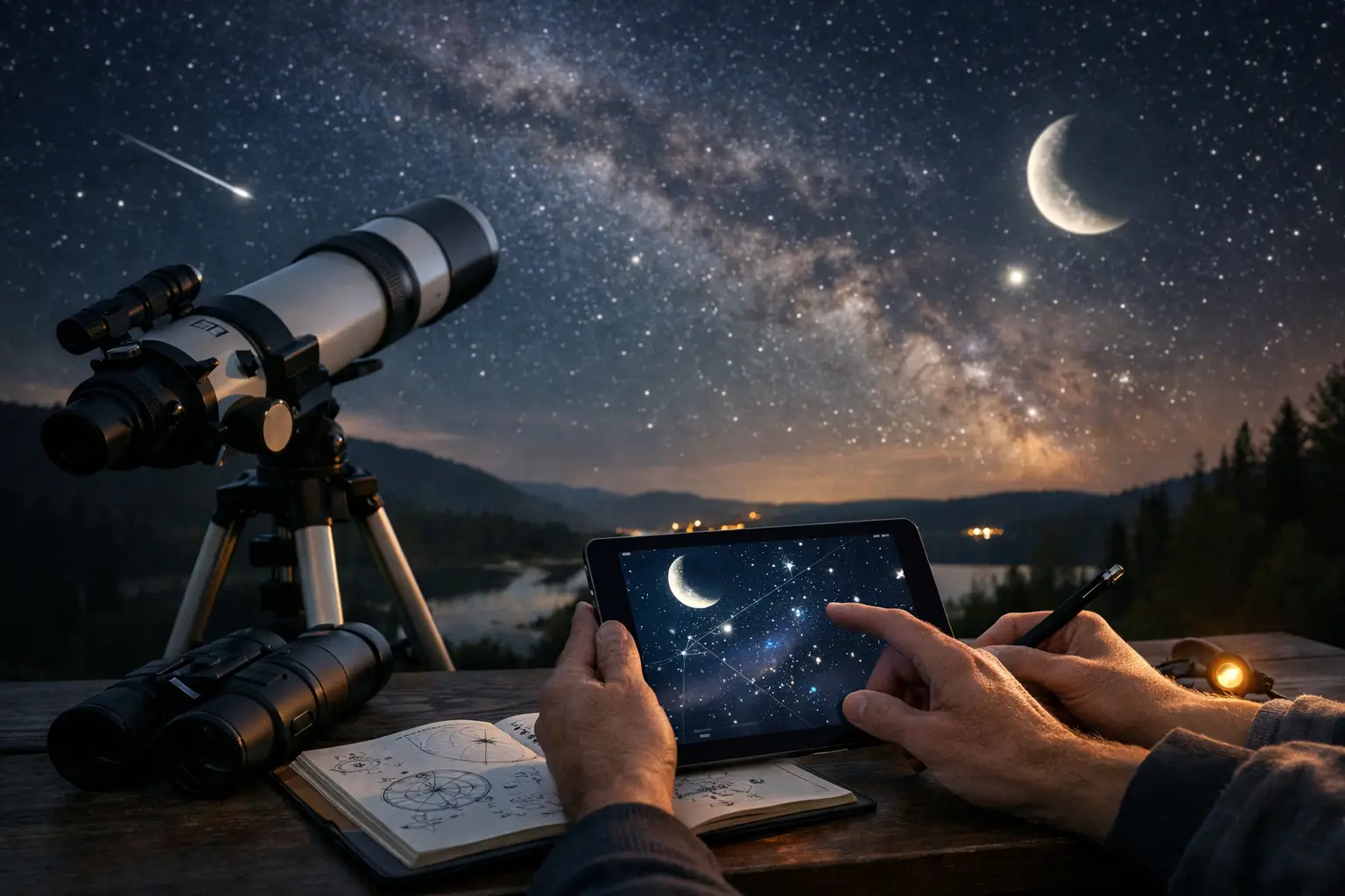 Night Sky Event Tracker for Better Viewing
